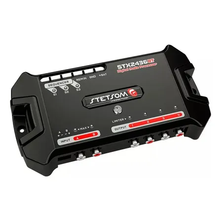 Processador Áudio Stetsom Stx2436bt Sequenciador Lançamento* Preto
