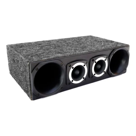 Caixa Corneteira 600wrms 2 Corneta E 2 Super Tweeter Detoner