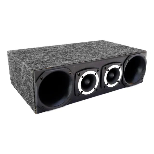 Caixa Corneteira 600wrms 2 Corneta E 2 Super Tweeter Detoner
