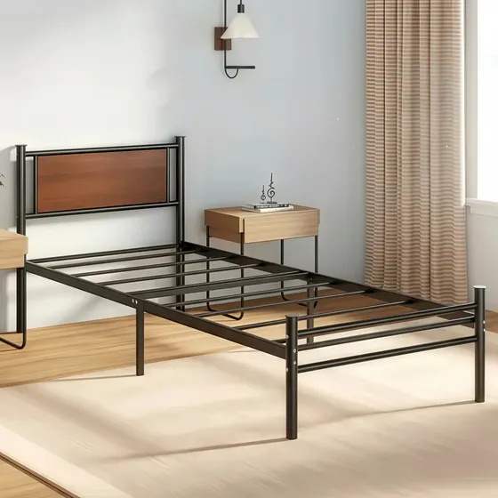 Vivanido® Base de Cama Metal Camas Individual con Cabecero