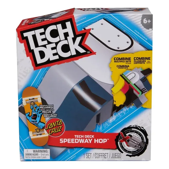 Finger Skate Tech Deck X-connect Rampa Con Patineta Color Speedway Hop