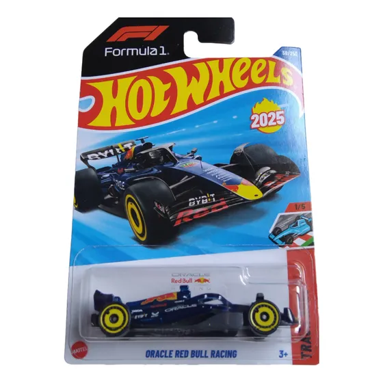 Carro Hot Wheels Carrera Fórmula 1 Oracle Red Bull Racing