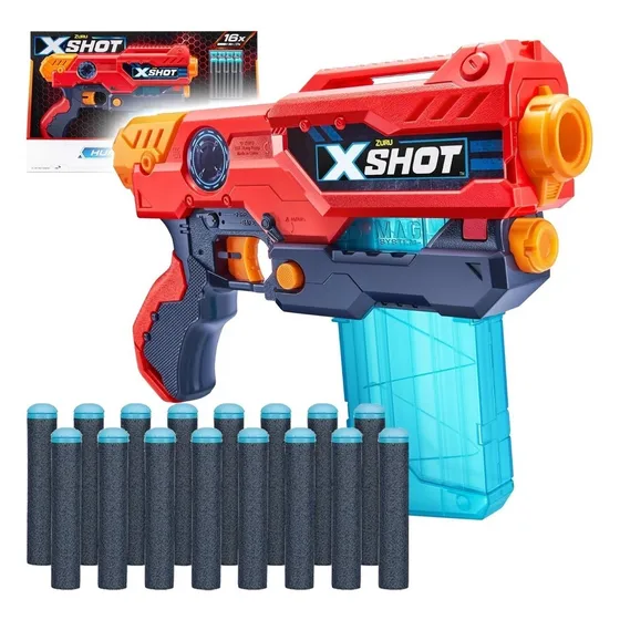 Pistola Lanza Dardos Con Cargador Zuru X-shot Hurricane 4407