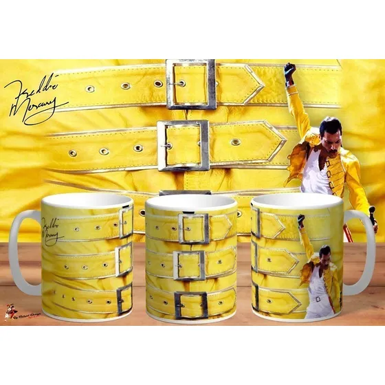 Taza Freddie Mercury Queen Campera Iconica 4k Art 02