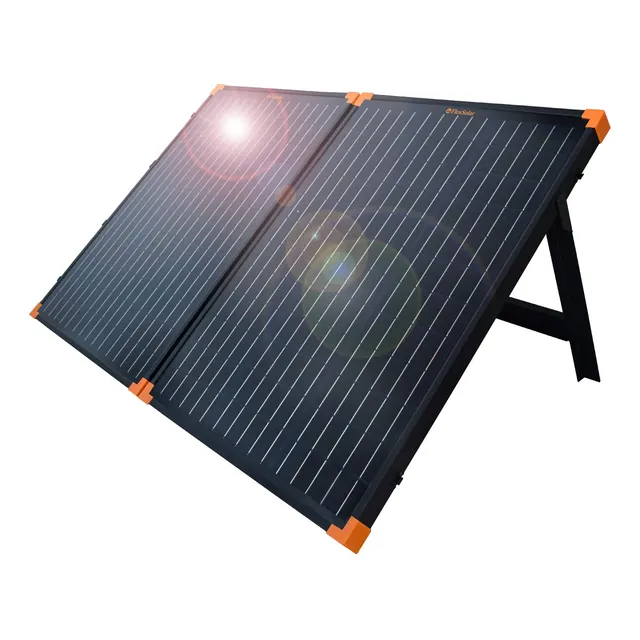 Flexsolar Panel Portatil 100 Vatio Fuera Red Cargador Ligero