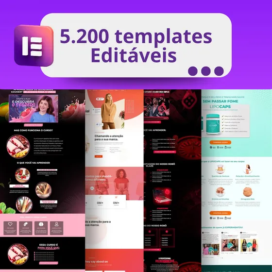 5.200 Templates Páginas De Vendas + Elementor Pro Wordpress