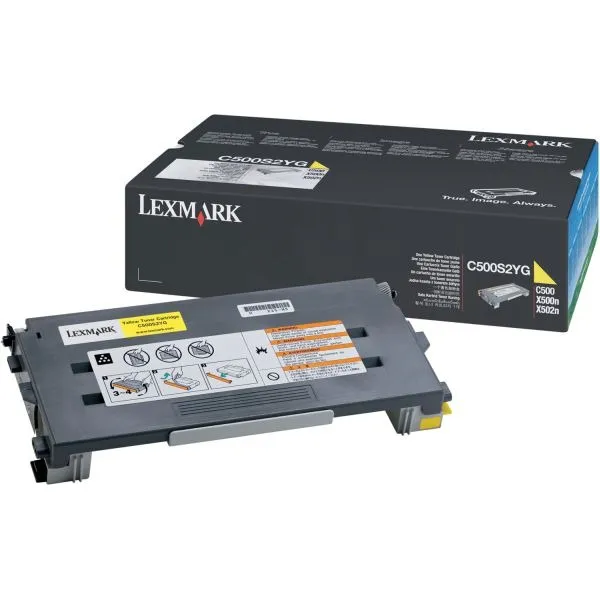Cartucho de tóner amarillo C500 Orig.Lexmark C500s2yg