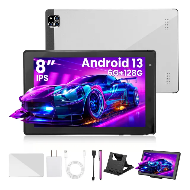 8'' Tablet Android 13 6gb+128gb Octa-core Cámara Dual Wifi