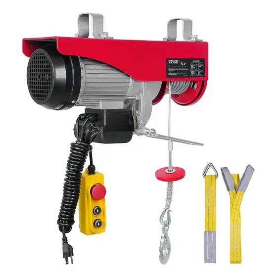 Winche Eléctrico Polipasto Con Cable De Acero - 400 Kg