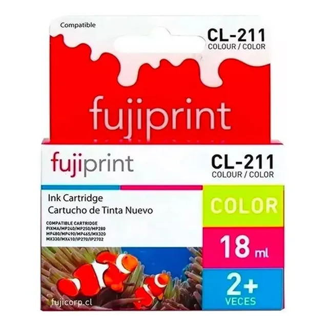 Cartucho Compatible Con Canon Cl-211 Color