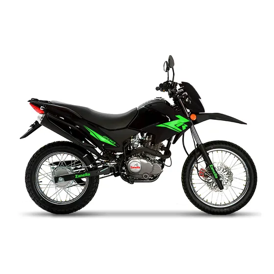 Calcos Zanella Zr 200 2012-2016 Original Fluo