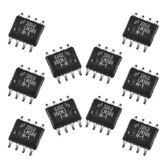 Lm386n Smd Montaje Superficial Lm 386 Sop-8 Ic - 10 Unidades