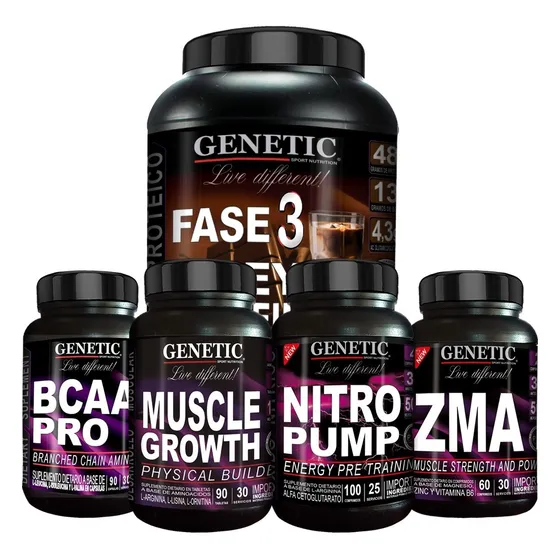 Anabol 5 Crecimiento Muscular Pro Hormonal Testo Up Genetic