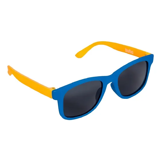 Óculos de sol Buba Baby Color tamanho 0-3 anos desenho Azul armação amarelo y lente preto