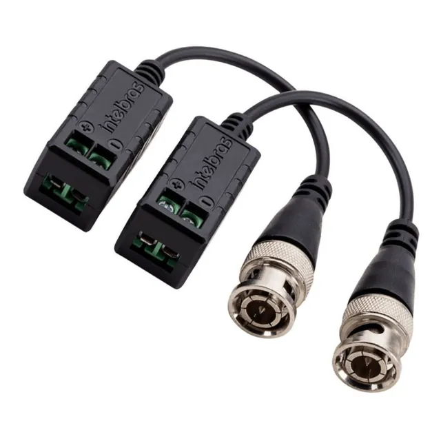 Conversor Video Balun Intelbras Vb 501 P (par) Compativel 4k