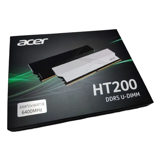 Ram Gaming Acer Ht200 Udimm Ddr5 Negro 64gb (2x32gb) 6000 Mh