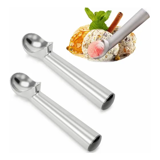 2 Pcs Cuchara Para Helado Antiadherente De Aluminio Scoop