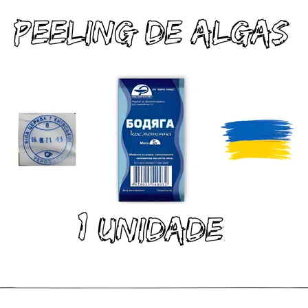 1 Peeling De Algas Orgânico 5g Acneica,manchada,envelhecida Dia/noite