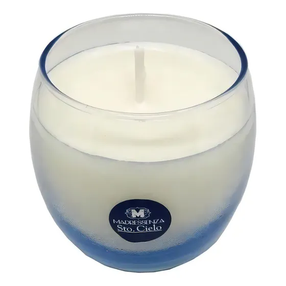 Vela Perfumada Lavanda Toscana Em Vidro - Madressenza -220 G