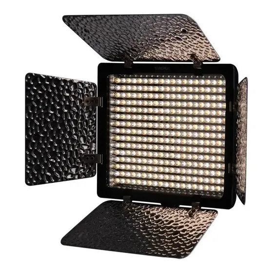 Painel LED Yongnuo YN300 III 18W Bicolor com Bluetooth Preto