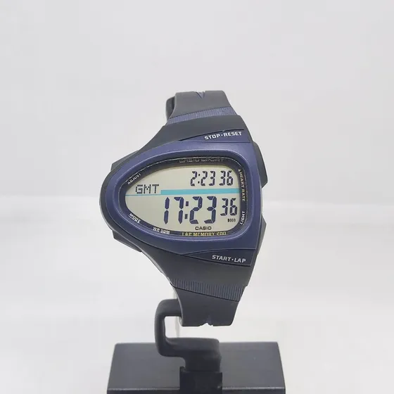 Reloj Deportivo Casio Hombre Chr 100 1vdr Negro Mesh Negro Negro