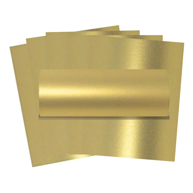 Opalina Metalizada Metal Color 250gr 10 Hojas A4