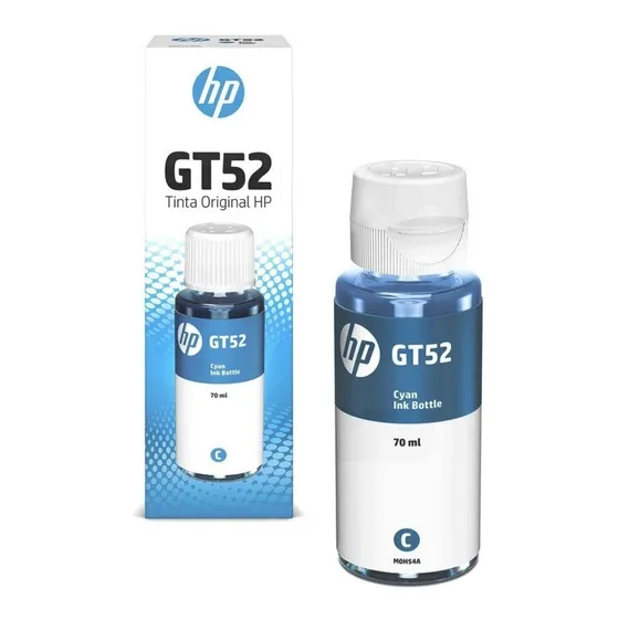 Tinta Pigmentada Hp Gt53 Negra Botella Gt52 Color