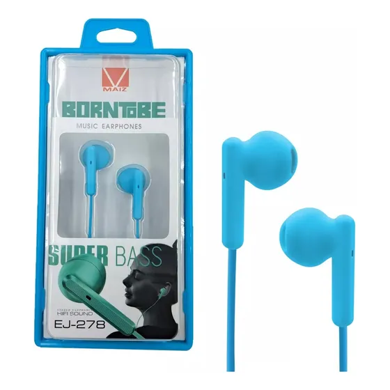 Audiófonos Manos Libres In Ear Alámbricos Micrófono 3.5mm