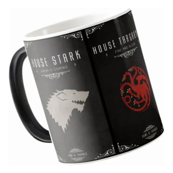 Mug Vaso Taza Magica Game Of Thrones Got Familia Ceramica 