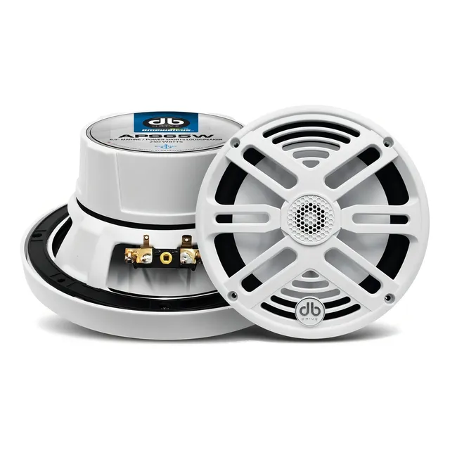 Bocinas Marinas Db Drive Aps6.0 D 6 250w Para Racers Lanchas Color Blanco