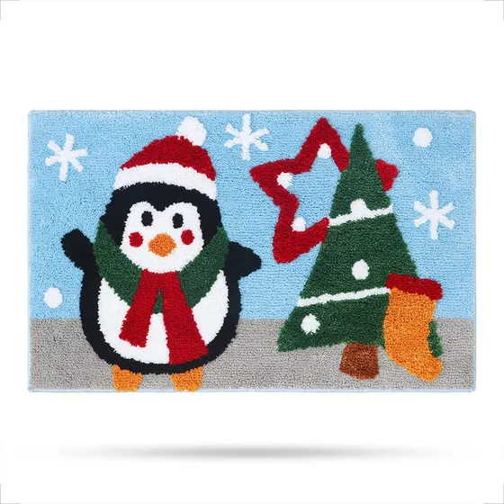 Molesun Alfombra Baño Navidad 16 X 24  Bonita Pato Ducha