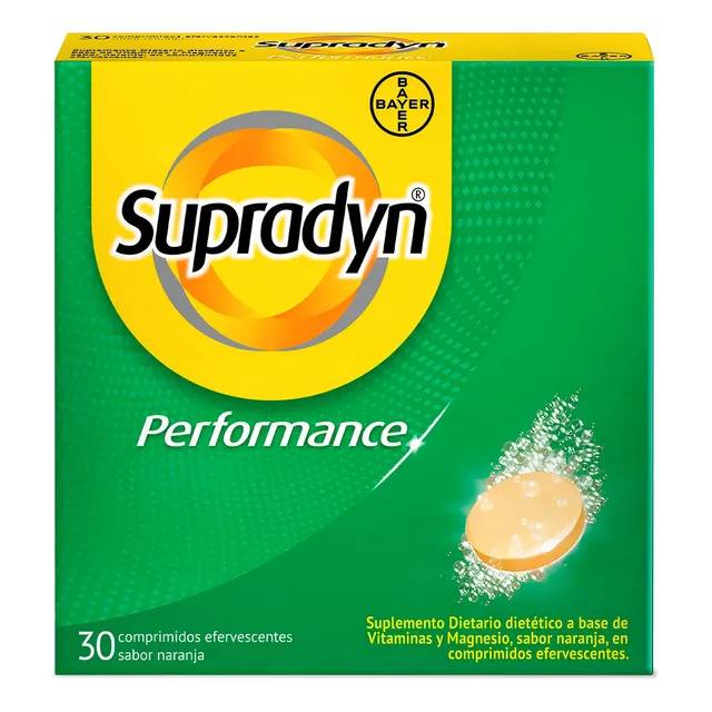 Supradyn Performance Vitaminas Comprimidos Efervescentes