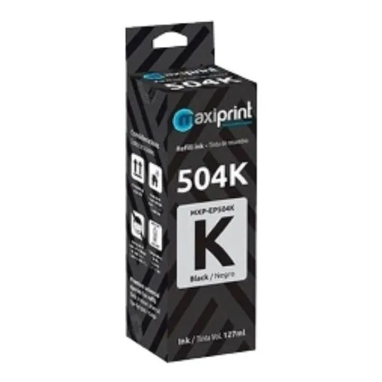 Tinta Maxiprint 504 Ink Epson 127ml Negra / 70ml Colores