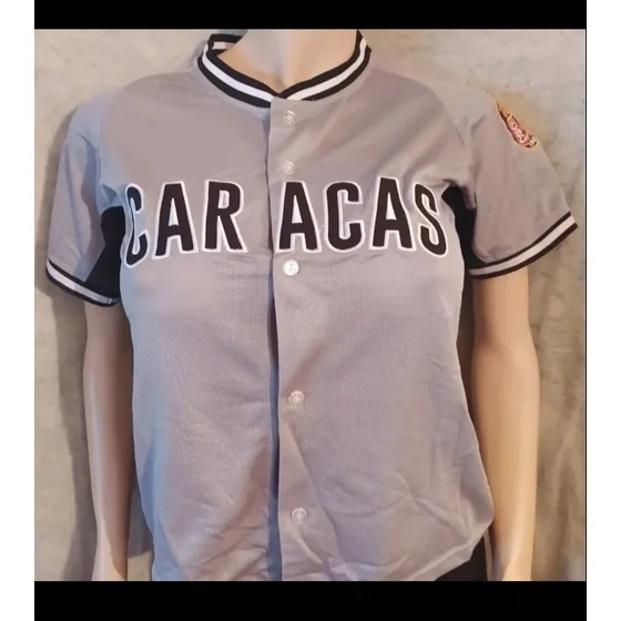 Camisa Gris De Damas, Talla M, Leones Del Caracas