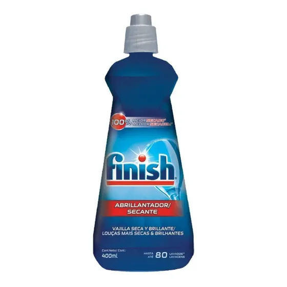 Finish Abrillantador Secante Enjuague Para Lavavajilla 400ml