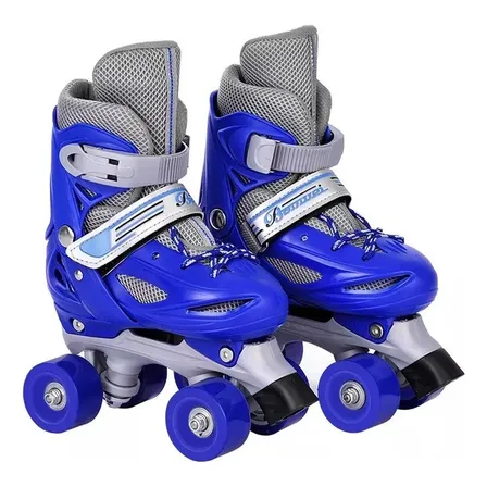 Patines Rollers 4 Ruedas Rojo Para Niños