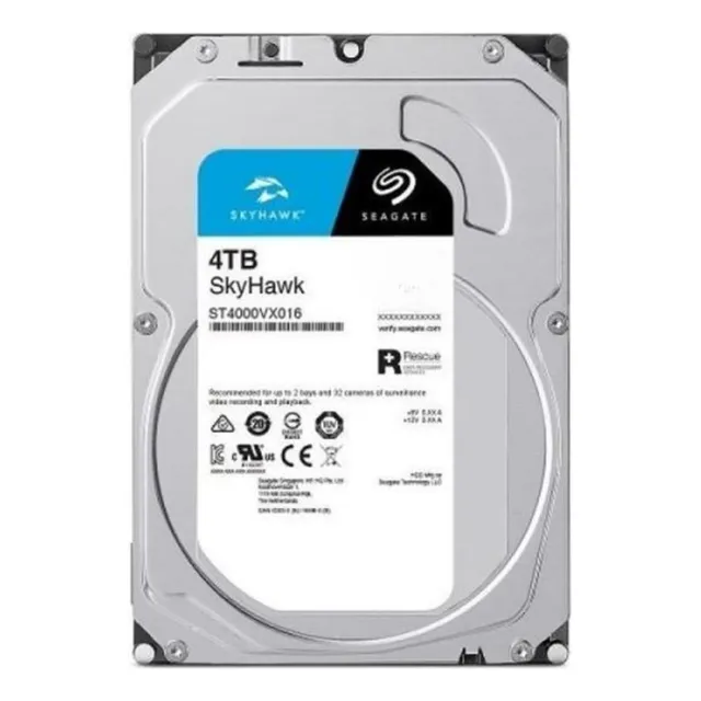 Disco Seagate 4tb Skyhawk Surveillance Color Gris oscuro