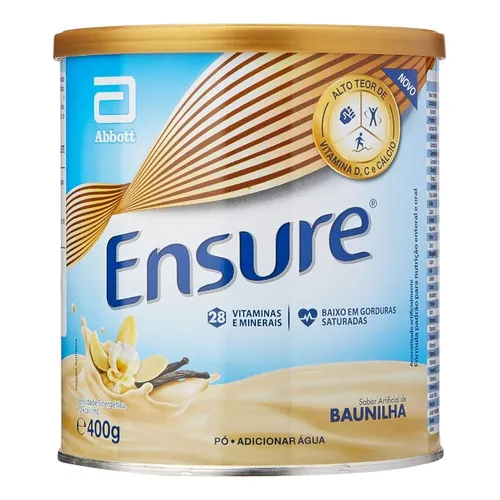 Ensure Para Idosos 400g Para Que Serve 28 Vitaminas