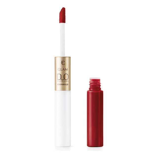 Eudora Glam Batom Líquido Duo Vermelho Magnífico 3,5g