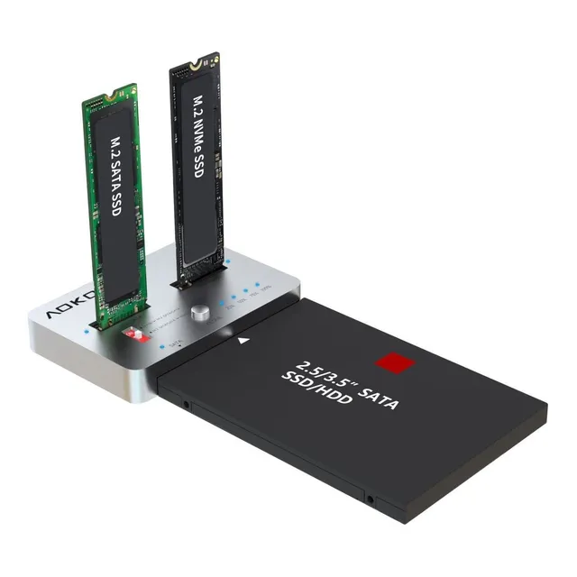 Aoko M.2 Duplicator Nvme / Sata Clon Docking Station Con Con