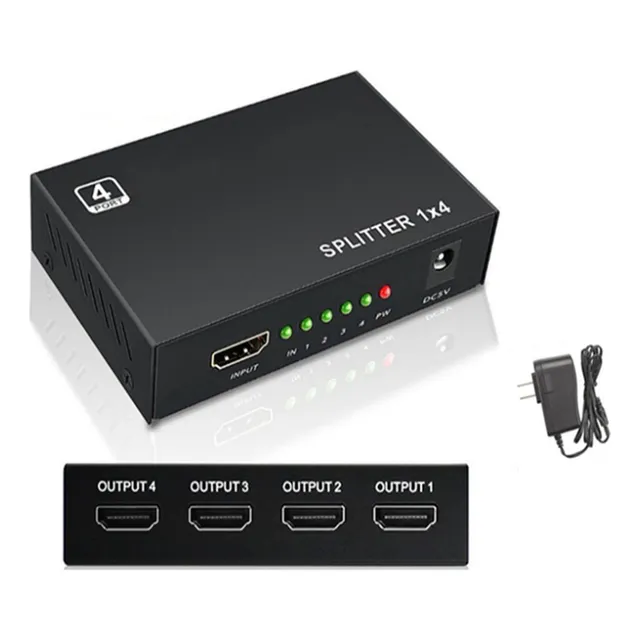 Adaptadores Splitter Divisor 1 En 4 Salidas De Portátil