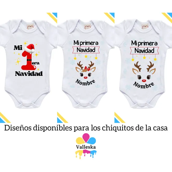 Body Personalizado De Primera Navidad Para Bebe