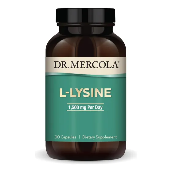 Suplementos Dr. Mercola L-lisina 1500 Mg 90 Capsulas