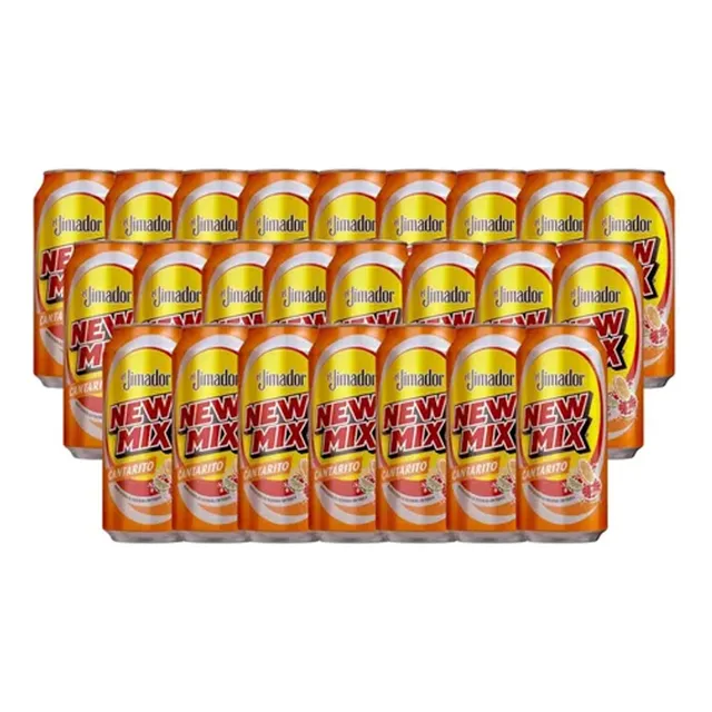Pack De 24 Bebida Preparada New Mix Cantarito Lata 473 Ml