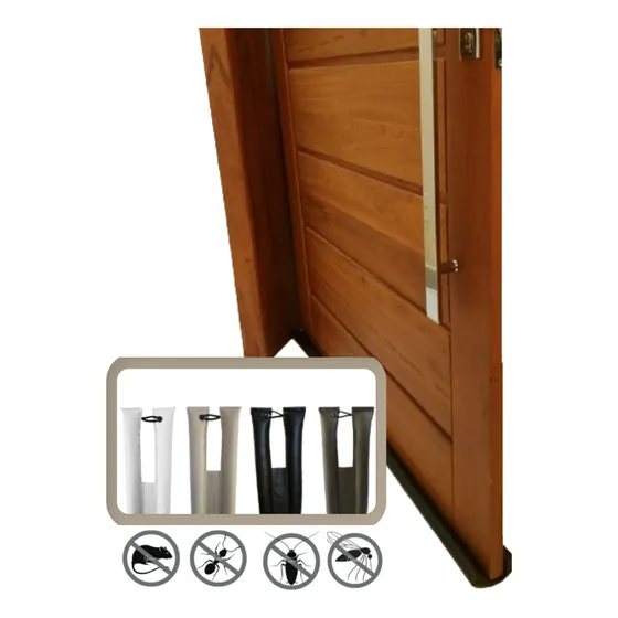 Veda Fresta Porta Pivotante 90 A 130cm Impermeável