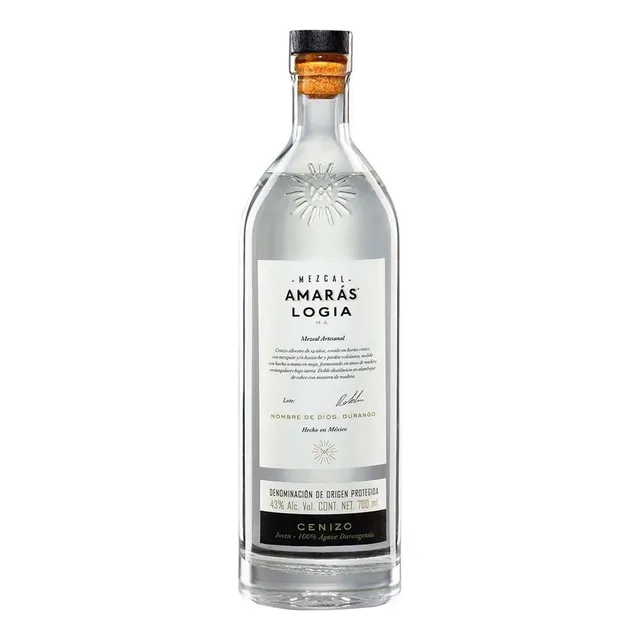 Pack De 2 Mezcal Amaras Logia Joven Cenizo 700 Ml