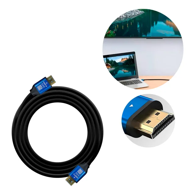 Cable Hdmi 4k Macho 3m Para Laptop Tv Pc Monitor Vídeo