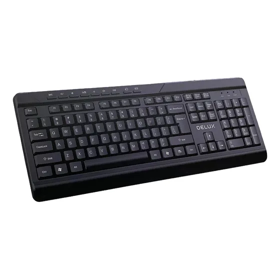 Teclado Con Cable Marca Delux K7010
