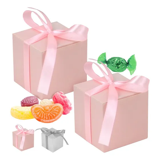 100 Cajitas Para Dulces,cajas Para Dulces Recuerdos Boda