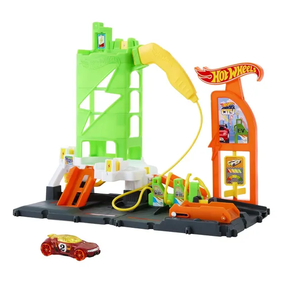 Pista Juguete Super Estacion De Gasolina Hot Wheels City Car
